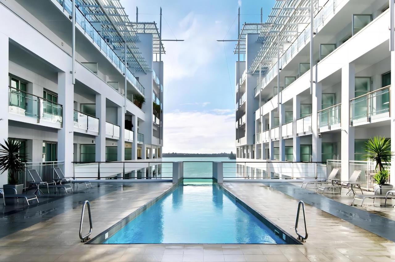 Waterfront Seaview Hotel Apartment - Same Building Block As Auckland Hilton Экстерьер фото