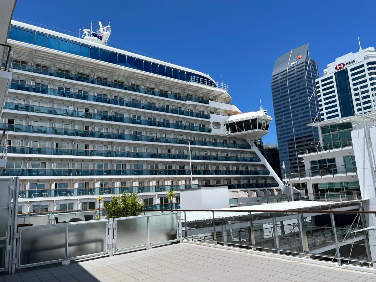 Waterfront Seaview Hotel Apartment - Same Building Block As Auckland Hilton Экстерьер фото