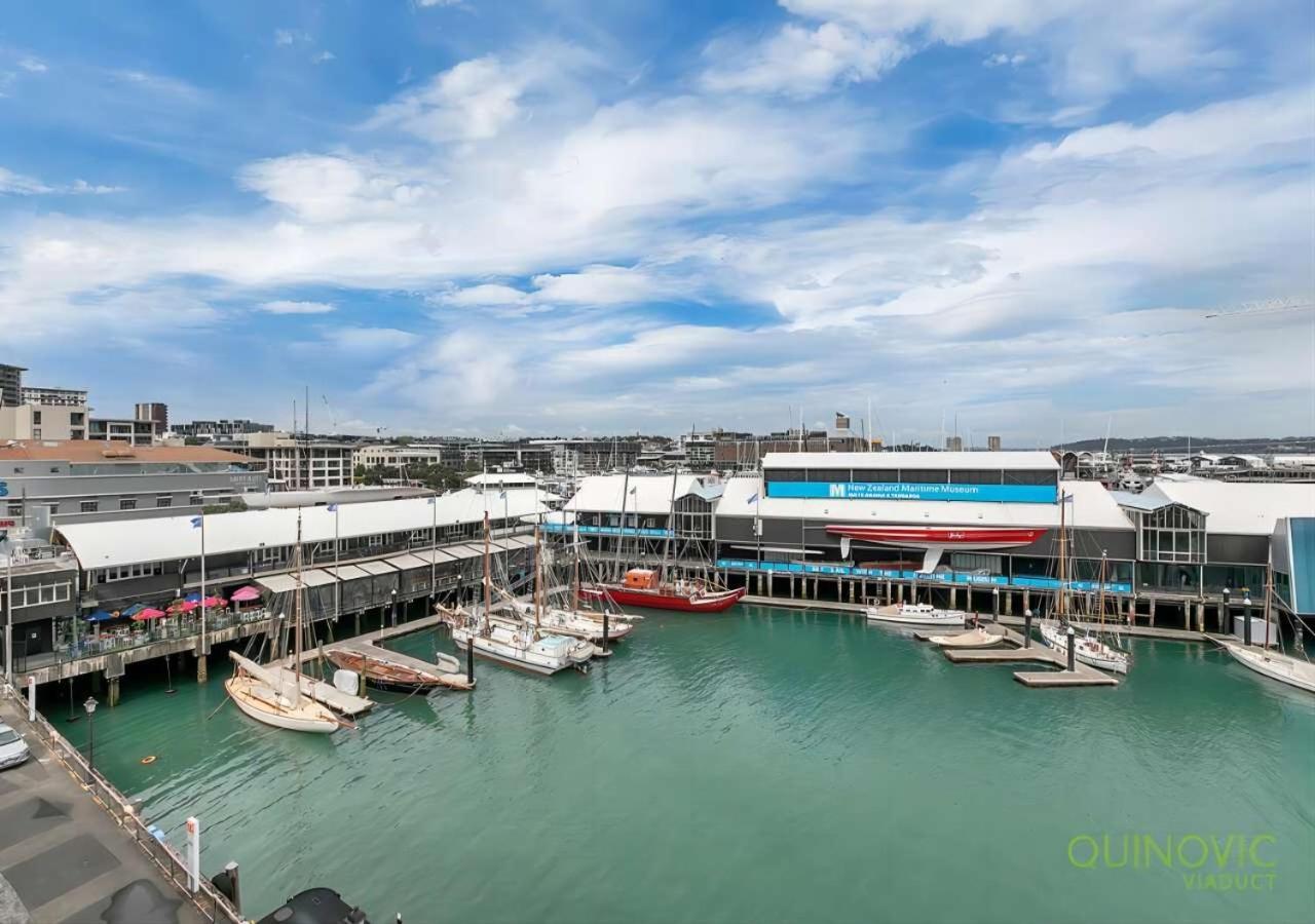 Waterfront Seaview Hotel Apartment - Same Building Block As Auckland Hilton Экстерьер фото