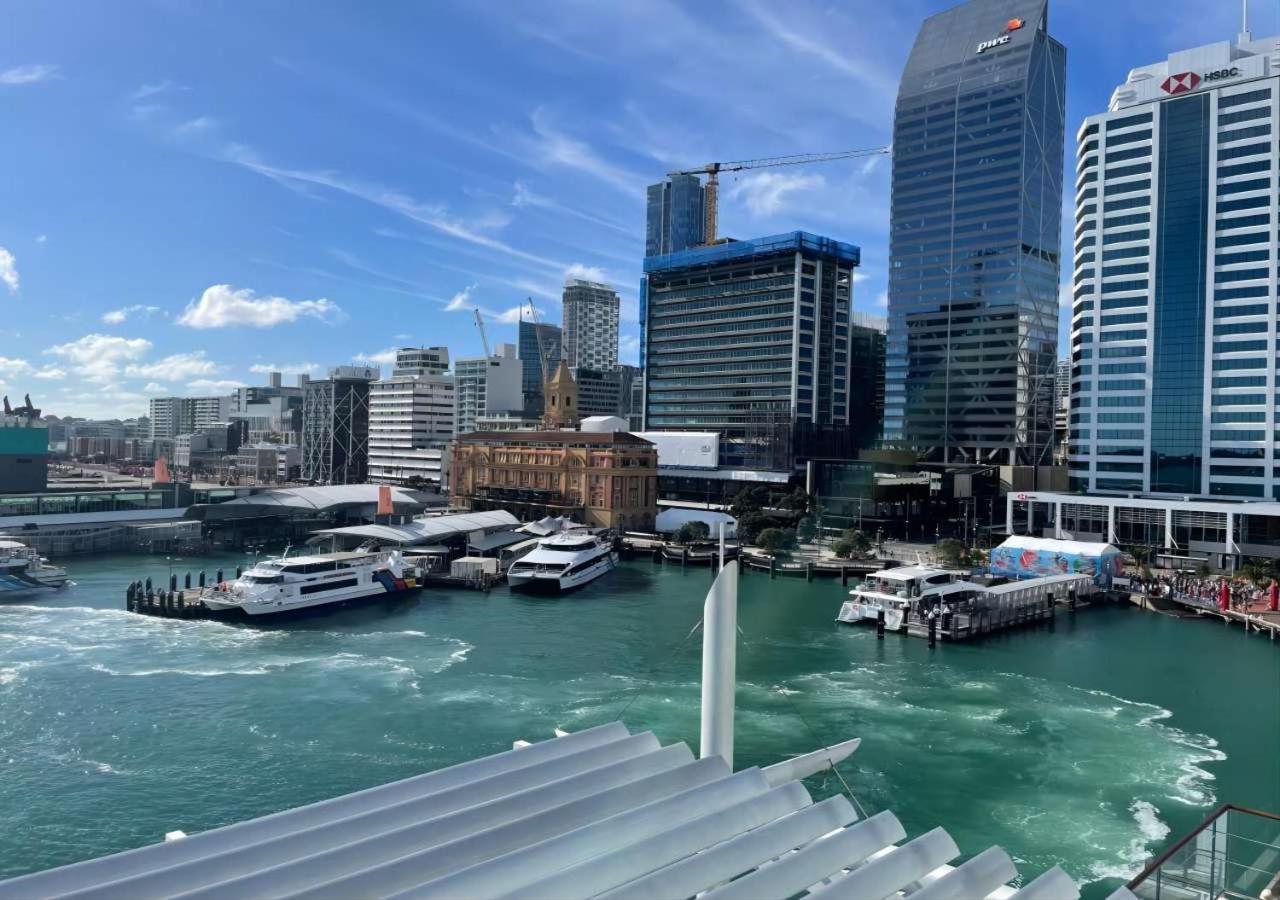 Waterfront Seaview Hotel Apartment - Same Building Block As Auckland Hilton Экстерьер фото