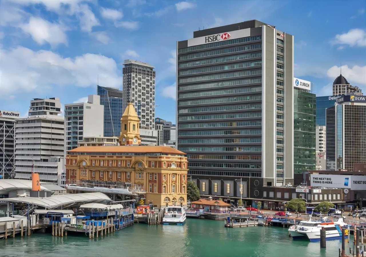 Waterfront Seaview Hotel Apartment - Same Building Block As Auckland Hilton Экстерьер фото