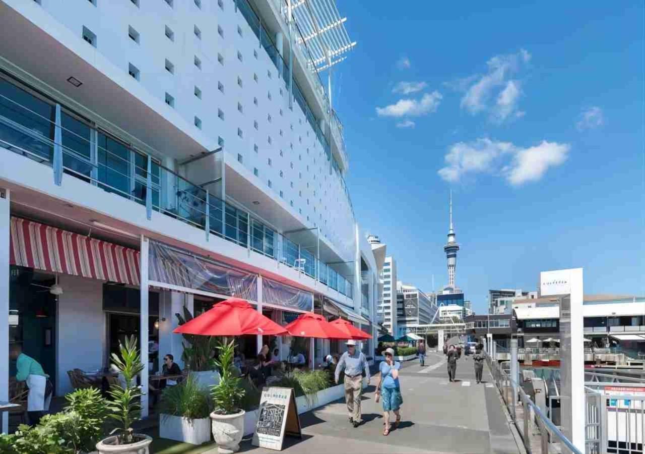 Waterfront Seaview Hotel Apartment - Same Building Block As Auckland Hilton Экстерьер фото